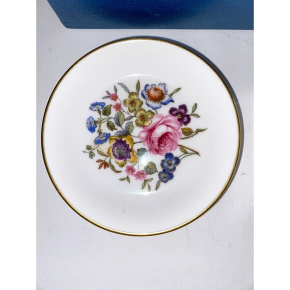 Royal Worcester Bone China Floral Trinket Dishes and Container/Vase - Picture 4 of 12